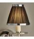 Tilburg 2 Light Indoor Twin Candle Wall Light Polished Nickel Plate with Crystal E14-8