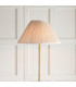 Fitzroy 1 Light Floor Lamp Brass with Beige Shade B22-3