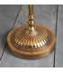 Fitzroy 1 Light Floor Lamp Brass with Beige Shade B22-6
