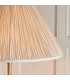 Fitzroy 1 Light Floor Lamp Brass with Beige Shade B22-7
