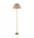 Fitzroy 1 Light Floor Lamp Brass with Beige Shade B22-8