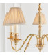 Fitzroy 5 Light Multi Arm Ceiling Pendant Candle Chandelier Brass E14-6