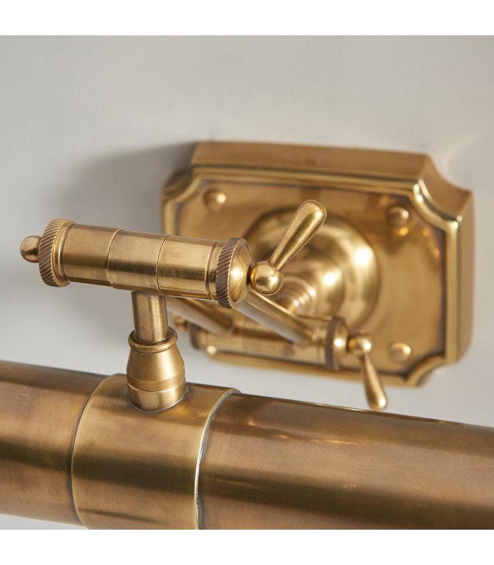 2 Light Picture Wall Light Lamp Brass LED E14-6