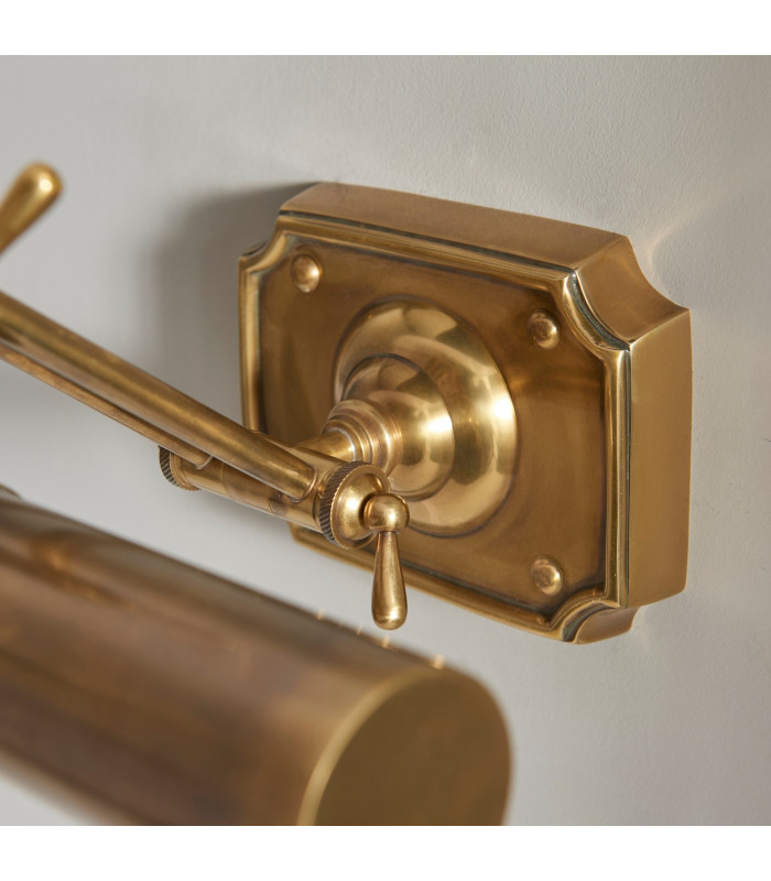 2 Light Picture Wall Light Lamp Brass LED E14-7