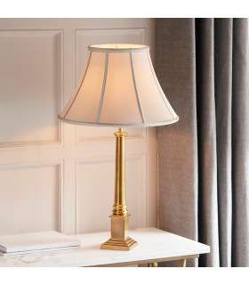 Nelson 1 Light Medium Table Lamp Brass - Base Only E27-2