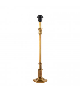 Canterbury 1 Light Table Lamp Brass - Base Only E27-1