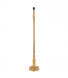 Canterbury 1 Light Floor Lamp Brass - Base Only E27-1