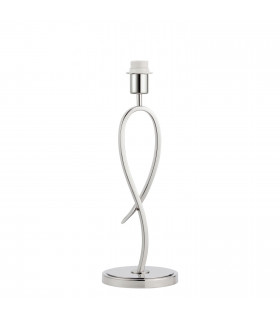 1 Light Table Lamp Polished Nickel Plate - Base Only E27-1
