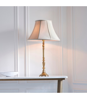 Asquith 1 Light Table Lamp Solid Brass - Base Only B22-2