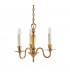 Asquith 3 Light Multi Arm Ceiling Pendant Chandelier Solid Brass E14-7