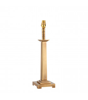Pelham 1 Light Table Lamp Solid Brass - Base Only B22-1