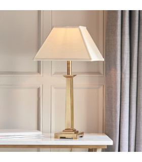 Pelham 1 Light Table Lamp Solid Brass - Base Only B22-2