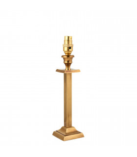 Wellesley 1 Light Table Lamp Solid Brass - Base Only B22-1