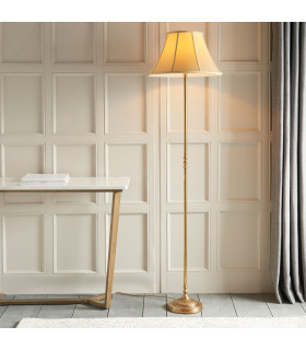 Fitzroy 1 Light Floor Lamp Brass - Base Only B22-2