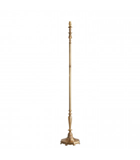 Asquith 1 Light Floor Lamp Solid Brass - Base Only B22-1