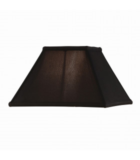 Alice Twelve Inch Black Faux Silk Shade E27