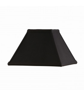 Alice Nine Inch Black Faux Silk Shade E27