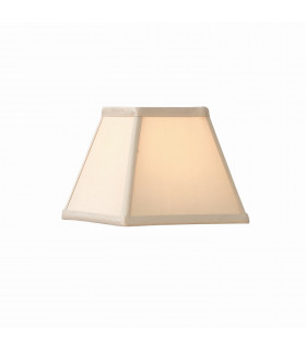 Alice Five Inch Oyster Faux Silk Shade B22