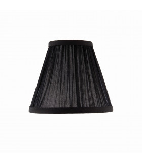 Kemp Six Inch Black Organza Shade E14