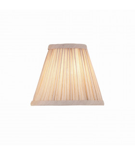 Kemp Beige And Antique Brass Six Inch Shade E14