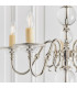 Tilburg 5 Light Multi Arm Ceiling Pendant Chandelier Polished Nickel Clear Crystal E14-6