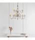 Tilburg 9 Light Chandelier Polished Nickel Plate & Crystal Finish E14-3