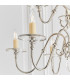 Tilburg 9 Light Chandelier Polished Nickel Plate & Crystal Finish E14-6