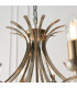 Penn 12 Light Chandelier Brushed Brass Effect Plate Finish E14-7