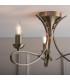 Penn 3 Light Semi Flush Multi Arm Ceiling Light Brushed Brass effect plate E14-4