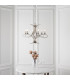 Penn 6 Light Multi Arm Ceiling Pendant Chandelier Polished Nickel E14-3