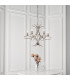 Penn 6 Light Multi Arm Ceiling Pendant Chandelier Polished Nickel E14-4