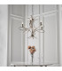 Penn 6 Light Multi Arm Ceiling Pendant Chandelier Polished Nickel E14-5