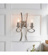 Penn 2 Light Indoor Twin Candle Wall Light Polished Nickel Plate E14-2