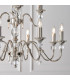 Polina 12 Light Chandelier Polished Nickel Plate & Crystal Finish E14-5
