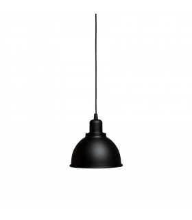 1 Light Dome Ceiling Pendant Black Structure, E27 - 1