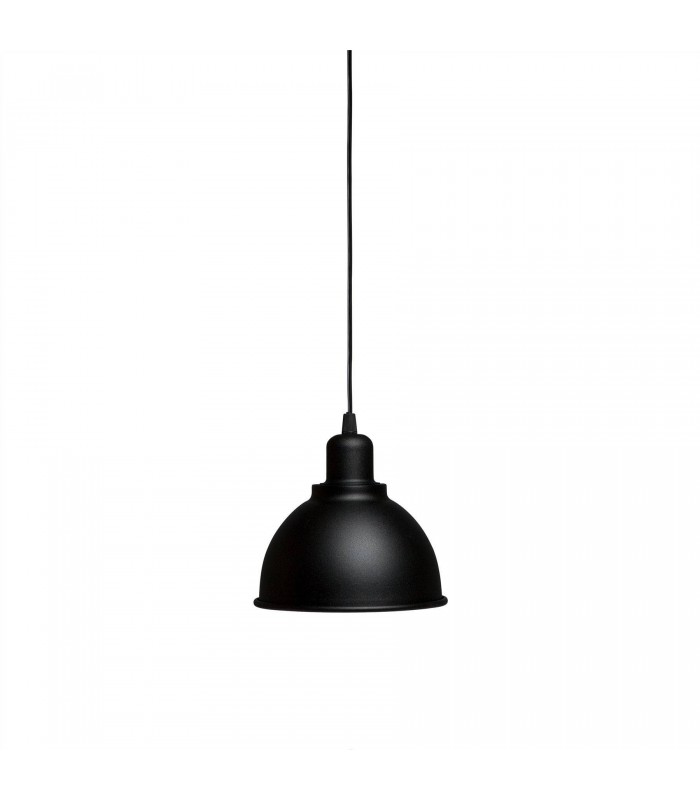 1 Light Dome Ceiling Pendant Black Structure, E27 - 1