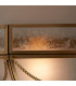 Russell 1 Light Indoor Wall Uplighter Antique Brass with Frosted Glass E27-7