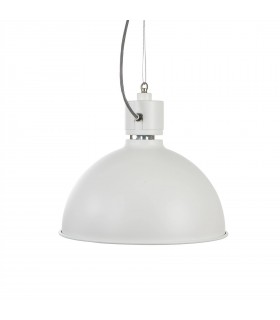 1 Light Dome Ceiling Pendant White Structure, E27 - 1