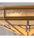 Gladstone 4 Light Ceiling Flush Light Antique Brass Tiffany Glass E27-9
