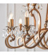 Oksana 21 Light Chandelier Antique Brass Finish E14-6