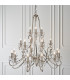 Oksana 21 Light Chandelier Polished Nickel Plate Finish E14-2