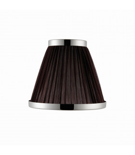 Suffolk Chocolate And Nickel Six Inch Shade E14