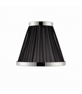 Suffolk Black And Nickel Eight Inch Shade E14