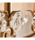 Oksana 2 Light Indoor Twin Candle Wall Light Antique Brass E14-5