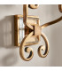 Oksana 2 Light Indoor Twin Candle Wall Light Antique Brass E14-6