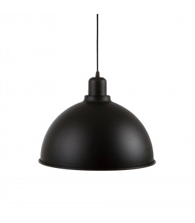 1 Light Dome Ceiling Pendant Black Structure, E27 - 1
