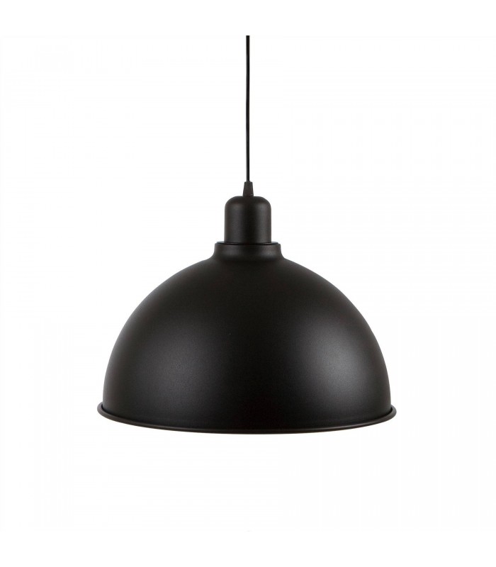 1 Light Dome Ceiling Pendant Black Structure, E27 - 1