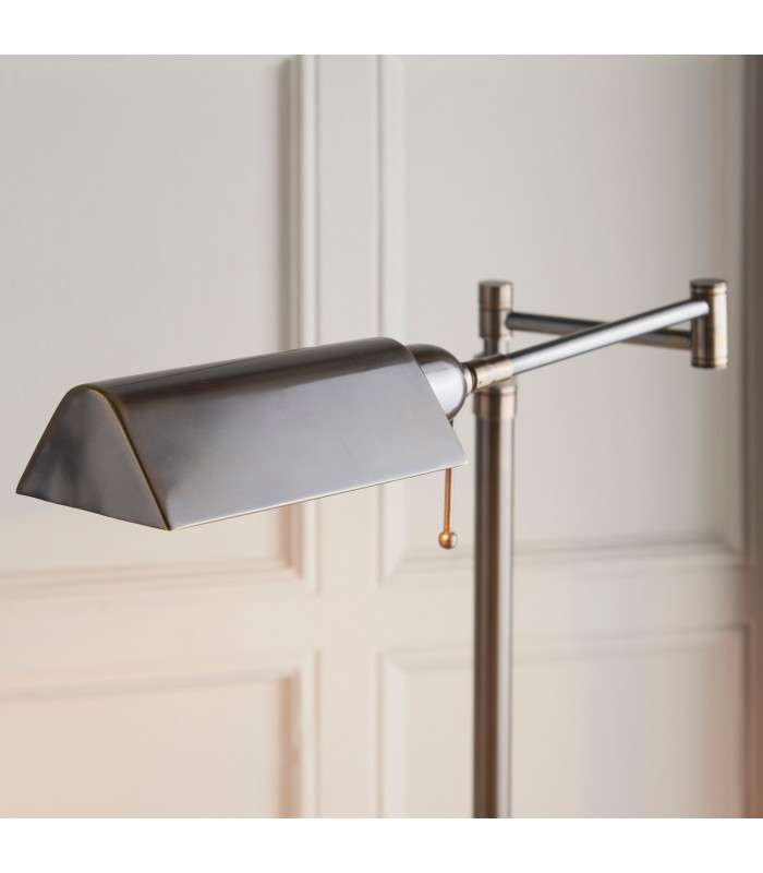 Clarendon 1 Light Task Table Lamp Deep Antique Patina E27-3