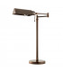 Clarendon 1 Light Task Table Lamp Deep Antique Patina E27-8