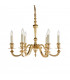 Fenbridge 6 Light Multi Arm Lamp Chandelier Solid Brass Gloss Cream Paint E14-1
